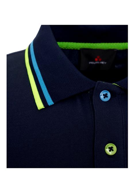 Polo con logo ricamato blu scuro new selandina str PEUTEREY | Polo | PEU3937 99011991215